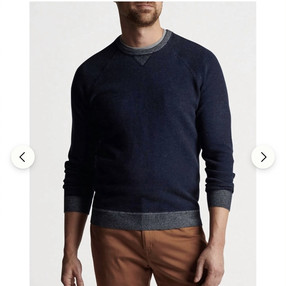 Peter Millar Midnight Blue Crewneck Sweater